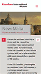 Mobile Screenshot of aberdeenairport.com