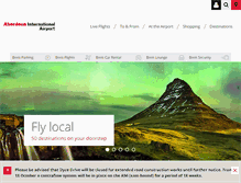 Tablet Screenshot of aberdeenairport.com